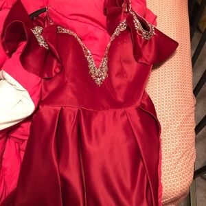 Elegant Red Formal Dress
